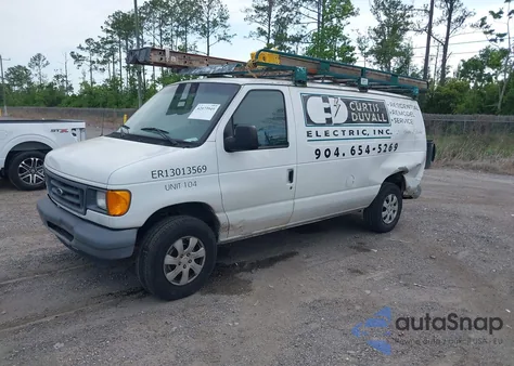 2007 Ford E-250 Commercial/Recreational from USA, damaged, VIN 1FTNE24W27DB09158